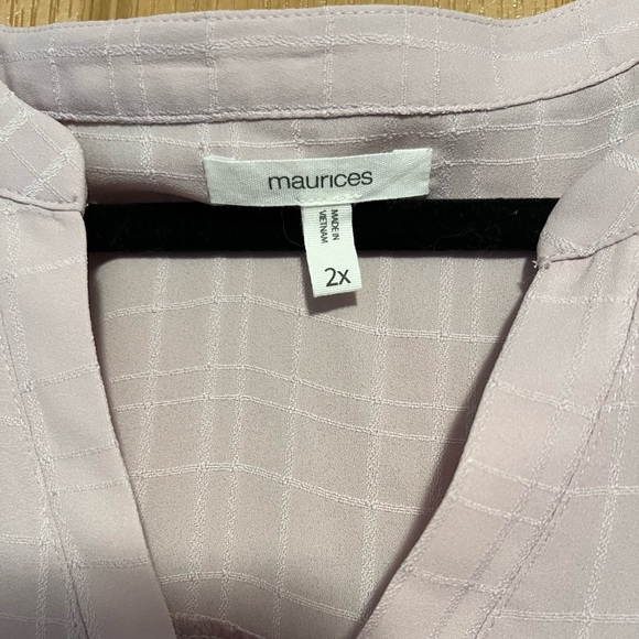 Maurice's Pink Patterned Famous Blouse - Picture 3 of 8